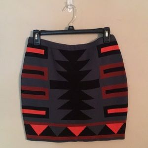 Rachel Roy | New Southwestern Bandage Skirt